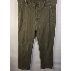 Adriano Goldschmied AG Mens The Marshall Slim Trouser  Pants. 34x 32, Olive